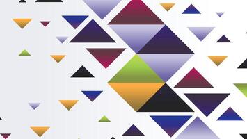 Abstract geometric shapes background with triangle vector