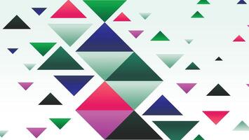 Abstract geometric shapes background with triangle vector