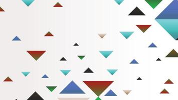 Abstract geometric shapes background with triangle vector