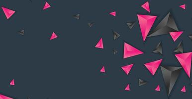 Abstract composition of triangle. Minimal geometric background vector