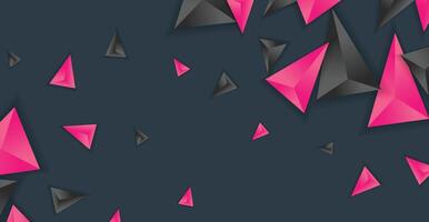 Abstract composition of triangle. Minimal geometric background vector