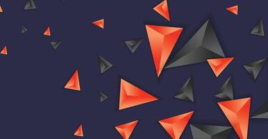 Abstract composition of triangle. Minimal geometric background vector