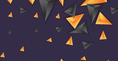 Abstract composition of triangle. Minimal geometric background vector