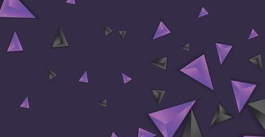 Abstract composition of triangle. Minimal geometric background vector