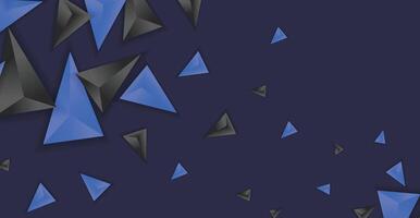 Abstract composition of triangle. Minimal geometric background vector