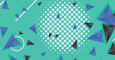 Abstract composition of triangle. Minimal geometric background vector