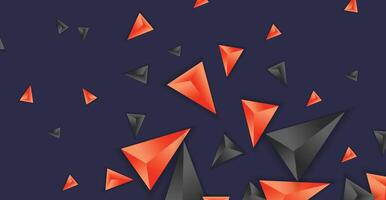 Abstract composition of triangle. Minimal geometric background vector