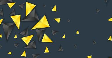 Abstract composition of triangle. Minimal geometric background vector