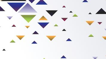 Abstract geometric shapes background with triangle vector