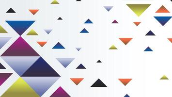 Abstract geometric shapes background with triangle vector