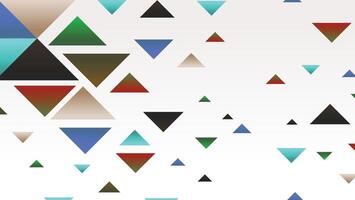 Abstract geometric shapes background with triangle vector