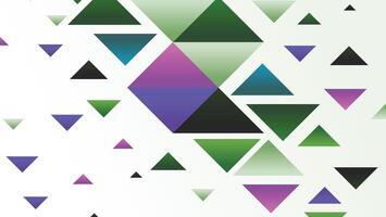 Abstract geometric shapes background with triangle vector
