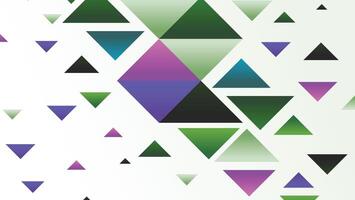 Abstract geometric shapes background with triangle vector