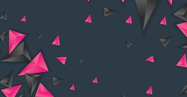 Abstract composition of triangle. Minimal geometric background vector