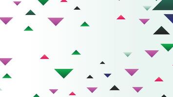 Abstract geometric shapes background with triangle vector