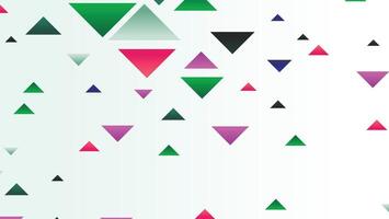 Abstract geometric shapes background with triangle vector