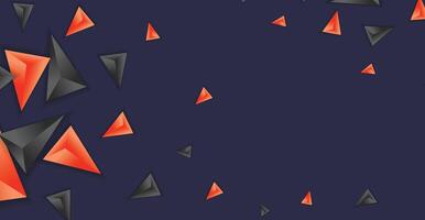 Abstract composition of triangle. Minimal geometric background vector