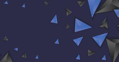 Abstract composition of triangle. Minimal geometric background vector