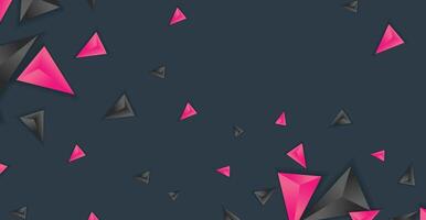 Abstract composition of triangle. Minimal geometric background vector