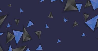 Abstract composition of triangle. Minimal geometric background vector