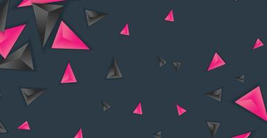 Abstract composition of triangle. Minimal geometric background vector