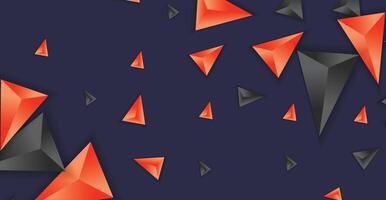 Abstract composition of triangle. Minimal geometric background vector