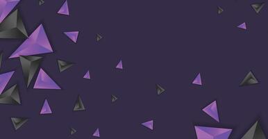 Abstract composition of triangle. Minimal geometric background vector