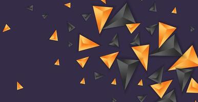 Abstract composition of triangle. Minimal geometric background vector