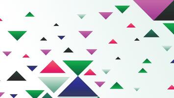 Abstract geometric shapes background with triangle vector