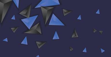 Abstract composition of triangle. Minimal geometric background vector