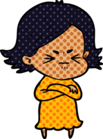 cartoon boze vrouw png