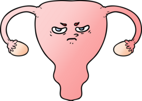 cartoon angry uterus png