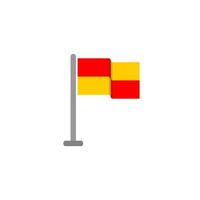 Corner Flag Icon Flat Design Simple Sport Vector Perfect Web and Mobile Illustration