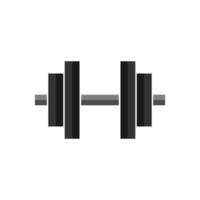 Dumbbell Icon Flat Design Simple Sport Vector Perfect Web and Mobile Illustration