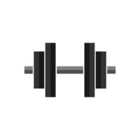 Dumbbell Icon Flat Design Simple Sport Vector Perfect Web and Mobile Illustration