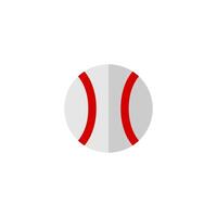 Baseball Icon Flat Design Simple Sport Vector Perfect Web and Mobile Illustration