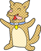 cartoon happy dog png