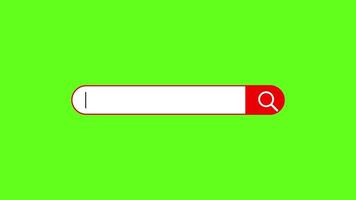 internet browsing search bar button animated, 4k Text Box For Searching Web, video element