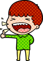 cartoon laughing man png