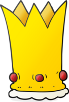 mano disegnato cartone animato corona png