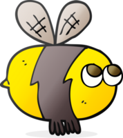 hand drawn cartoon bee png