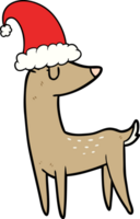 cartone animato Natale renna png