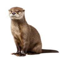 ai généré loutre agrafe art png