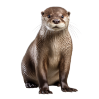AI generated Otter clip art png