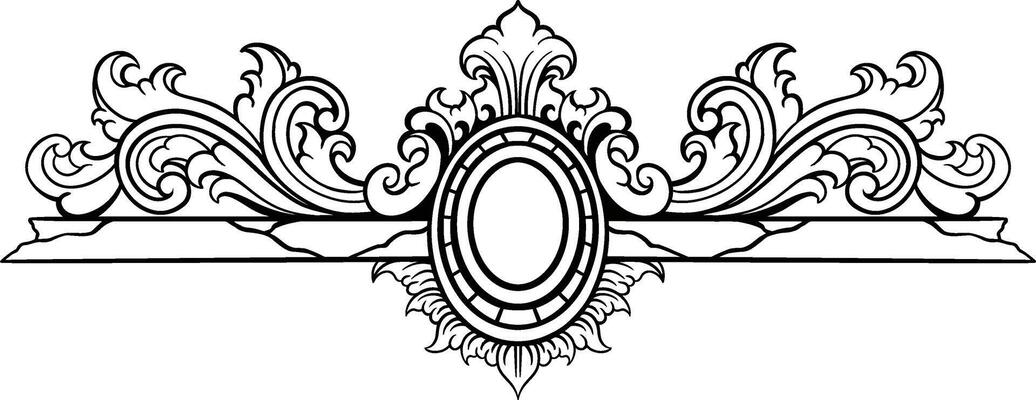 Luxury Frame Ornament Wedding Decoration