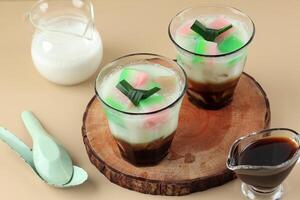 Es Selendang Mayang. Traditional Dessert Drink from Jakarta, photo