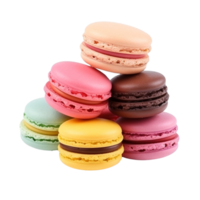 ai généré macarons agrafe art png