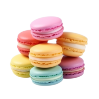 ai généré macarons agrafe art png