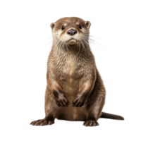 AI generated Otter clip art png