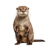 AI generated Otter clip art png